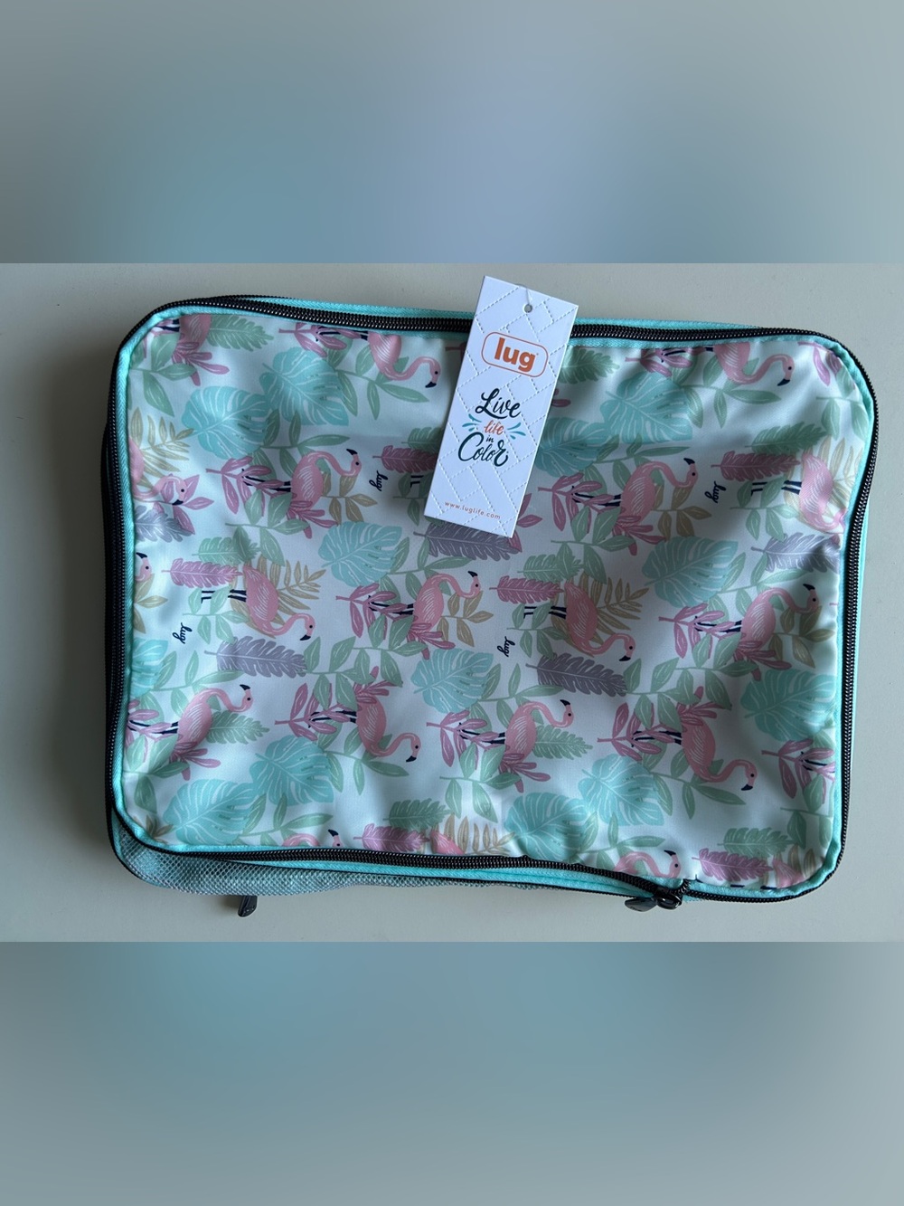 LUG CARGO 2PC MEDIUM COMPRESSION CUBES AQUAMARINE BLUE NWT